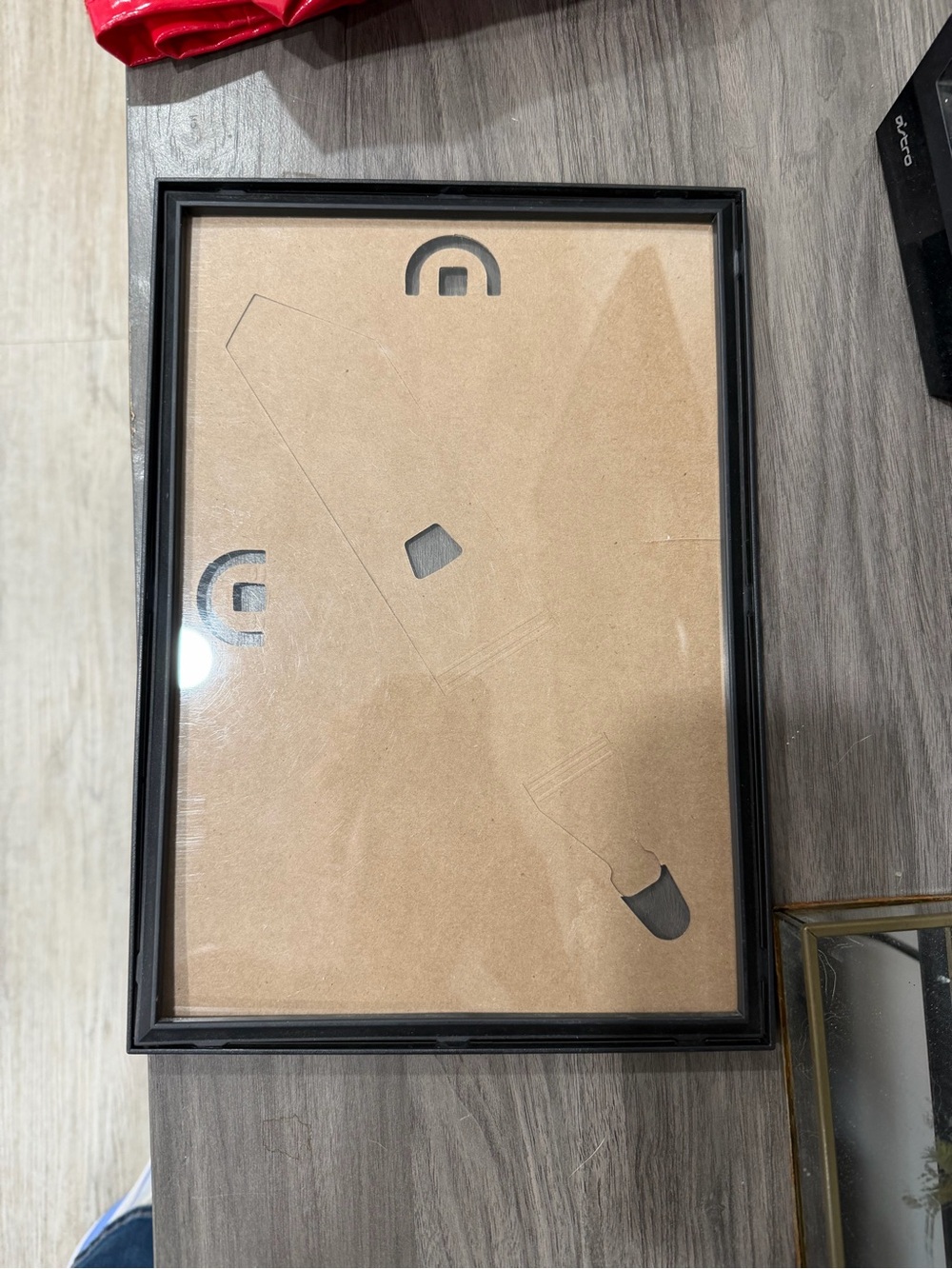 IKEA Black Photo Frame with Glass Front